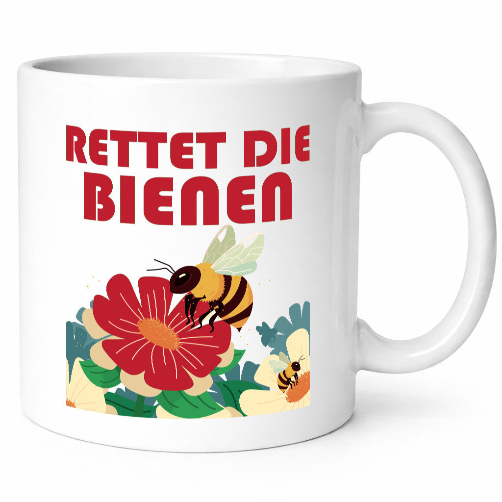 Rettet die Bieten | Bienenliebhaber Humor Geschenkidee Tasse