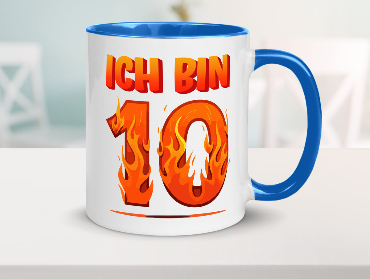 10. Geburtstag | 10 Jahre Drache lustiger Spruch Geschenk Geschenkidee Tasse