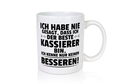 Der Beste Kassierer Geschenk Humor Geschenkidee lustiger Spruch Tasse