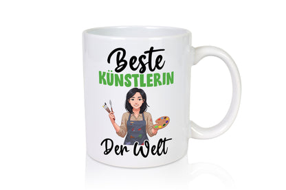 Beste Künstlerin| Kunst Geschenk Humor Geschenkidee lustiger Spruch Tasse