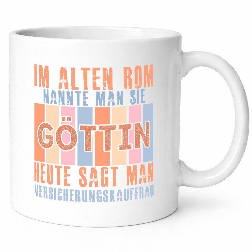 Heute sagt man: Versicherungskauffrau | Kauffrau Geschenkidee Humor Tasse