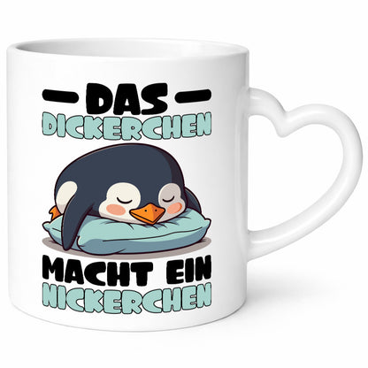 Der Dicke macht ein Nickerchen | Pinguin schläft v2 lustig Humor
