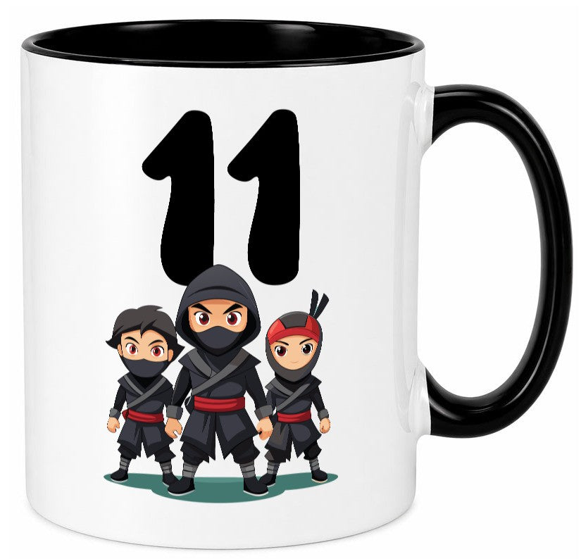 11. Geburtstag | 11 Jahre Ninja Geschenkidee Humor Tasse