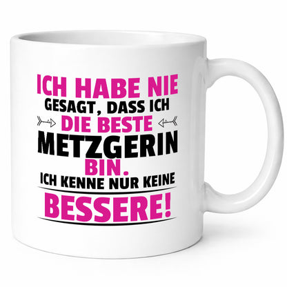 Die Beste Metzgerin | Fleischerin Geschenkidee Humor Tasse