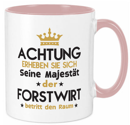 Seine Majestät Forstwirt | Waldarbeiter Humor Arbeit Kollegen Büro Geschenkidee Tasse