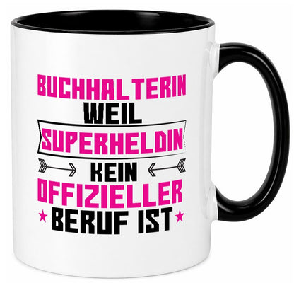 Superheldin Buchhalterin | Buchhaltung Humor lustig Geschenkidee Geschenk Tasse