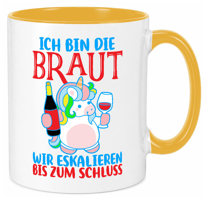 Junggesellinnenabschied | JGA Braut Einhorn Eskalation v2 lustig Humor