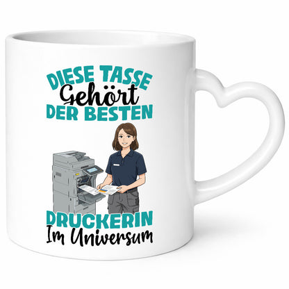 Im Universum: Druckerin | Druckerei Print Medien Geschenk Humor Geschenkidee
