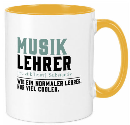 Musiklehrer | Lehrer Unterricht Lieblingslehrer Geschenkidee Humor Tasse