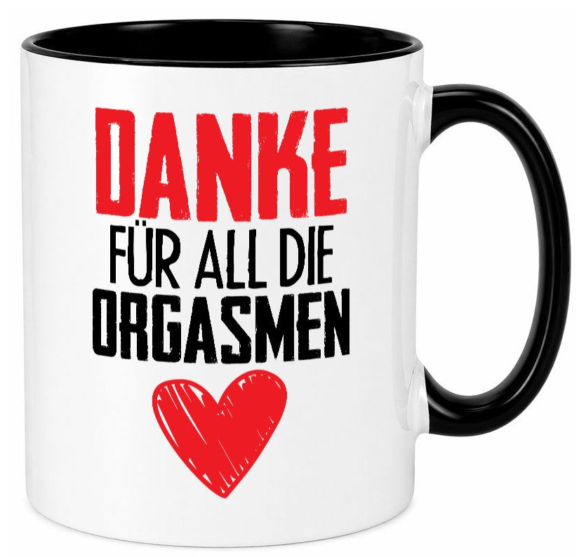 Orgasmus Tasse Geschenkidee Humor