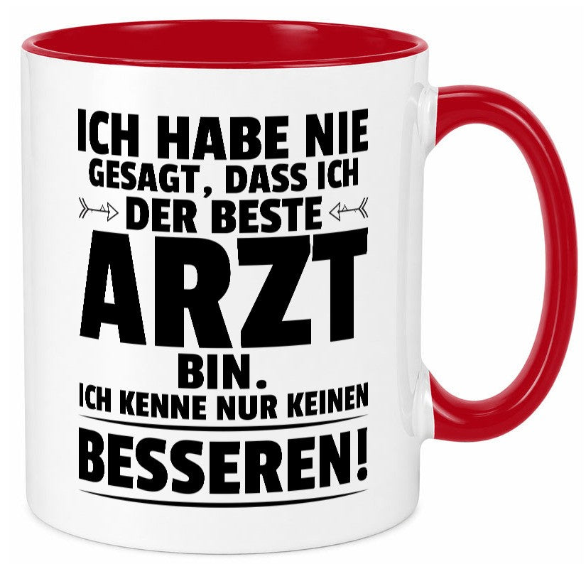 Der Beste Arzt | Medizin Doktor Facharzt lustig Humor Geschenkidee Geschenk Tasse