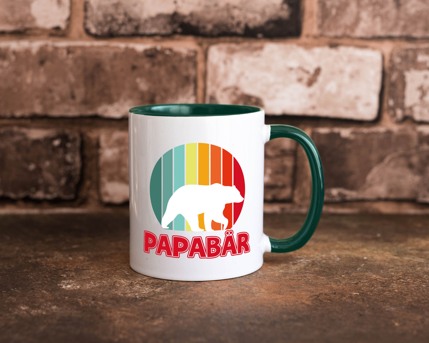 Papabär | Papa Tasse Vater Vatertag Bär lustiger Spruch Geschenk Familie