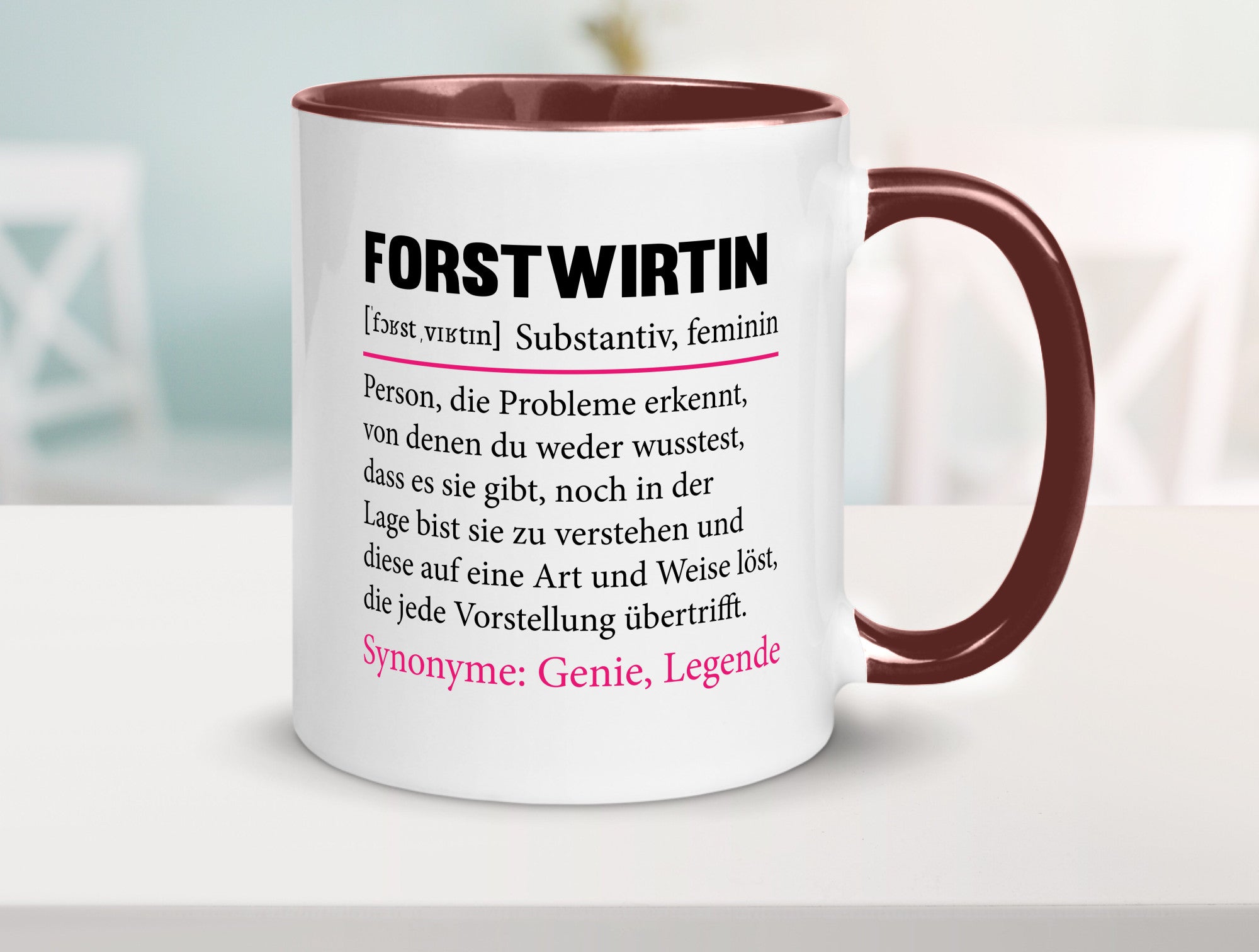 Forstwirtin | Beruf Spruch Forst Wirtin Humor Arbeit Kollegen Büro Geschenkidee