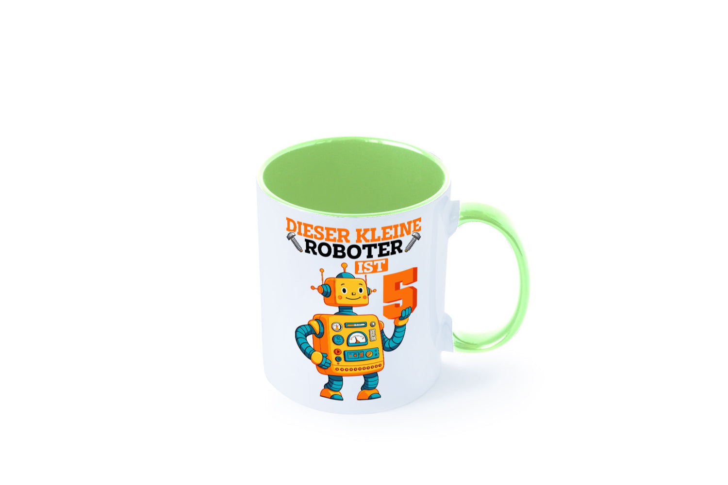 5. Geburtstag | 5 Jahre Roboter Junge lustiger Spruch Geschenk Geschenkidee
