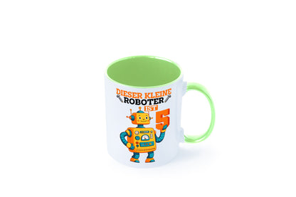 5. Geburtstag | 5 Jahre Roboter Junge lustiger Spruch Geschenk Geschenkidee