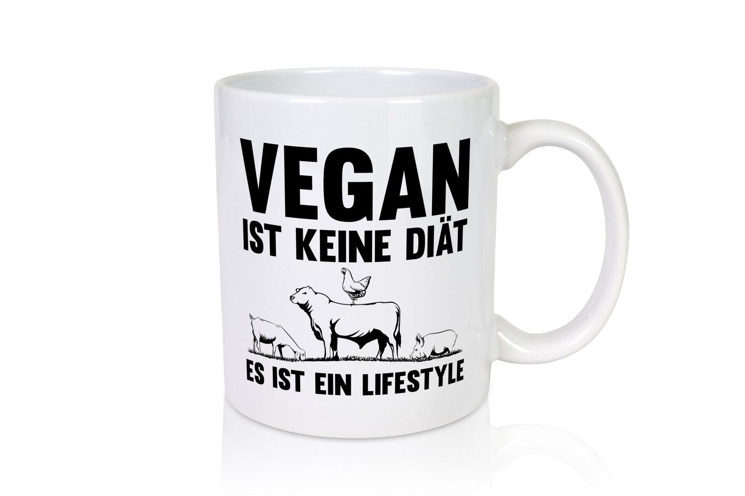 Vegan ist keine Diät es ein Lifestyle | Veganer Humor Geschenkidee Tasse