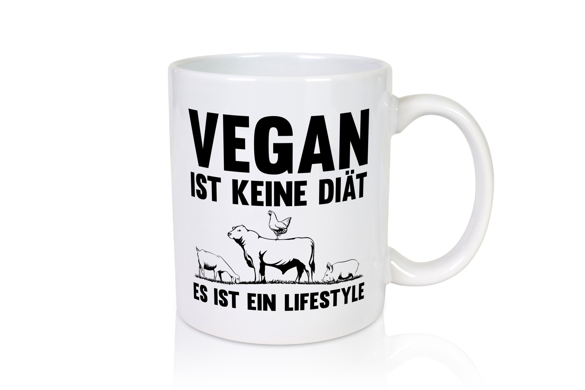 Vegan ist keine Diät es ein Lifestyle | Veganer Humor Geschenkidee Tasse