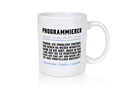 Programmierer | Definition Softwareentwickler Informatik lustiger Spruch