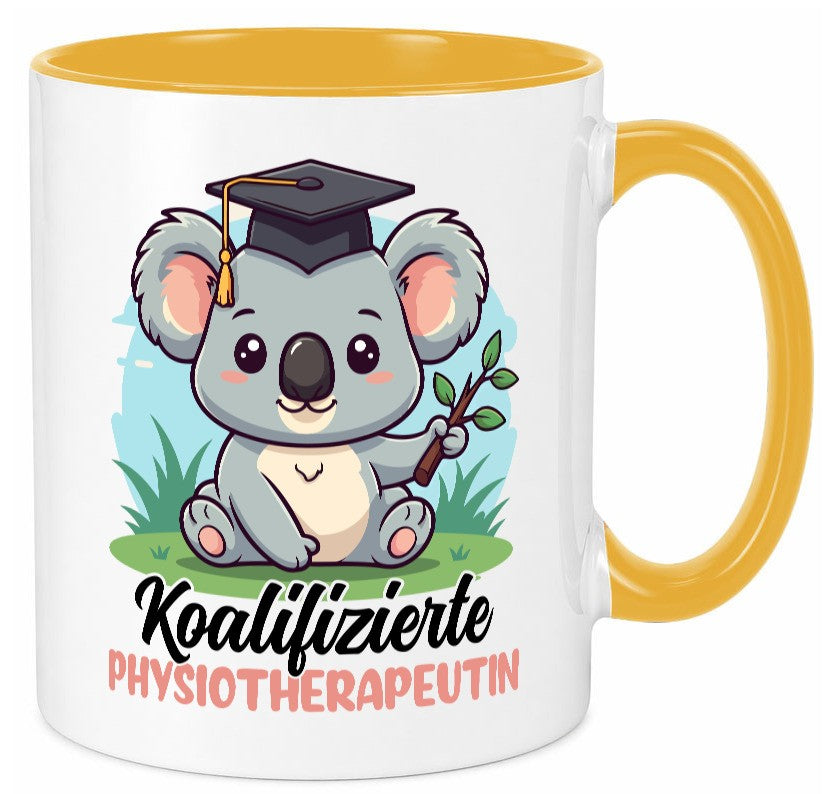 Koalifizierte Physiotherapeutin Humor Geschenkidee Tasse