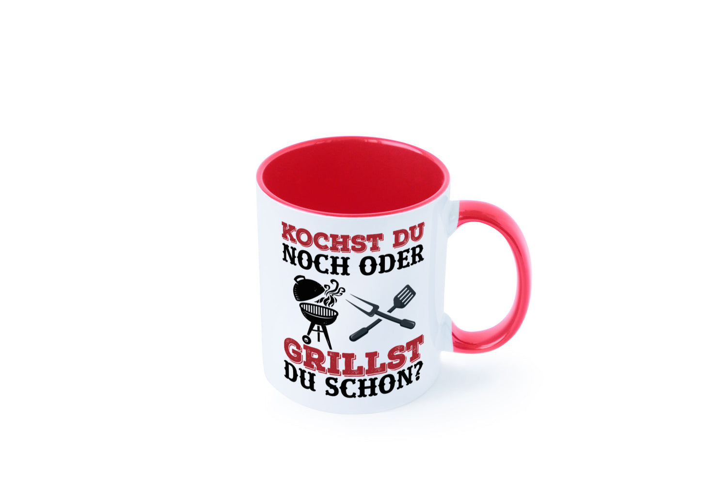 Grillst du schon? | Spruch Tasse Grillen Männer Geschenkidee Humor