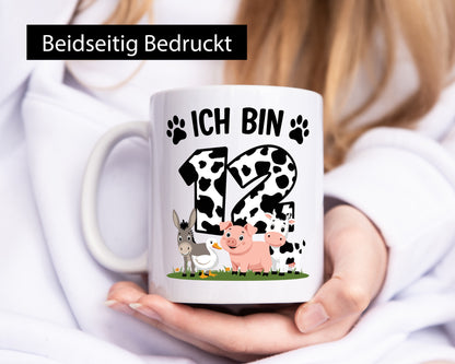 12 Geburtstag | Jahre Farmer Kind Humor Geschenkidee Tasse