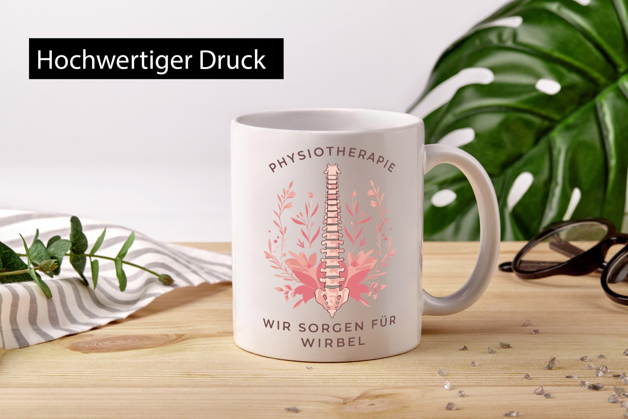 Physiotherapie wir sorgen für wirbel | Therapie lustig Humor Geschenkidee