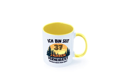 Ich bin Verheiratet | 37. Hochzeitstag Ehepaar v2 lustiger Spruch Geschenk