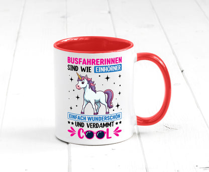Bussfahrerinen sind wie einhorner | Einhorn Bussfahrerin Geschenkidee Humor