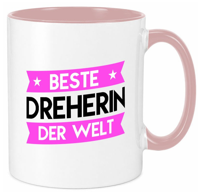 Beste Dreherin | Fräser Dreher lustiger Spruch Geschenk Humor Geschenkidee Tasse