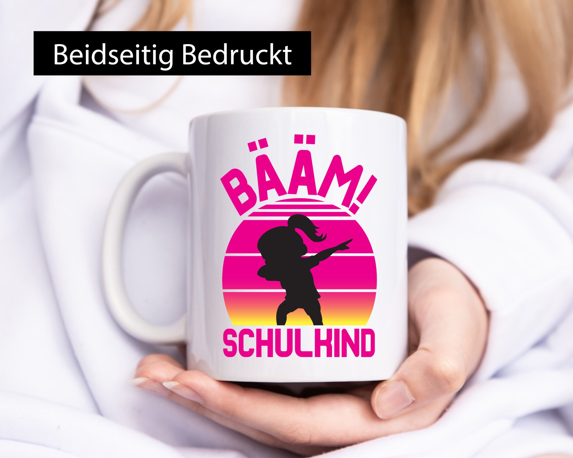 Bääm Schulkind | Einschuldung Schulanfang Geschenkidee Humor Tasse