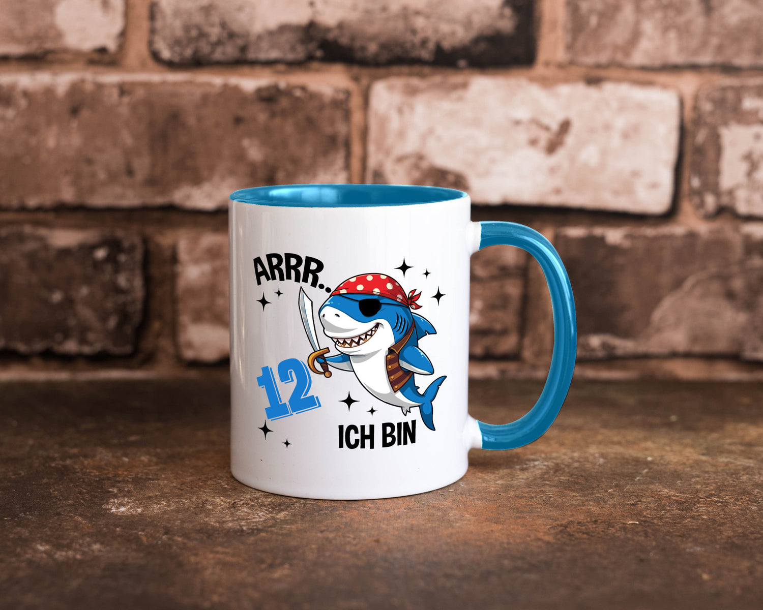 12. Geburtstag | 12 Jahre Arr Pirat Hai Piraten Geschenk Geschenkidee lustiger