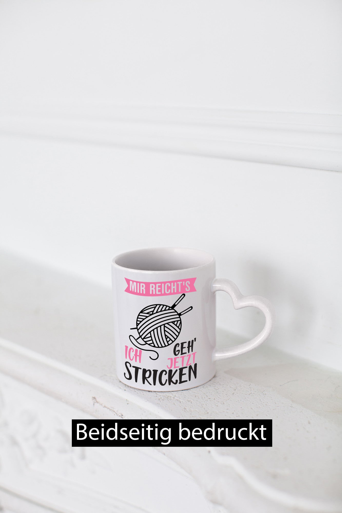 Ich geh` jetzt stricken | Strickzubehör Freundin lustiger Spruch Geschenk Humor