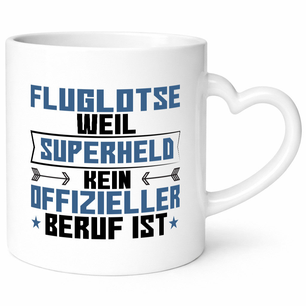 Superheld Fluglotse | Flugverkehr Flughafen Humor Geschenkidee Tasse