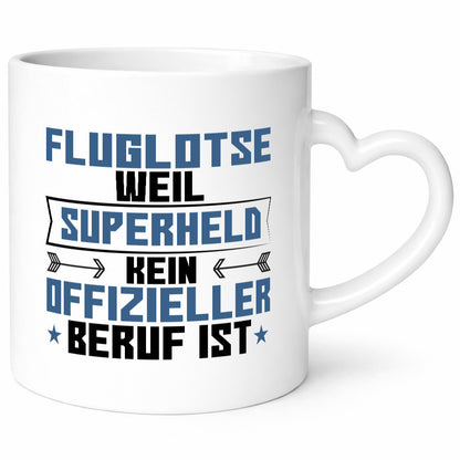 Superheld Fluglotse | Flugverkehr Flughafen Humor Geschenkidee Tasse