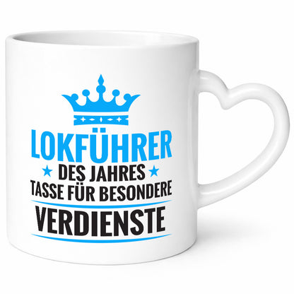 Besonderer Verdienst: Lokführer | Zug Beruf Geschenkidee Arbeit Kollegen Büro