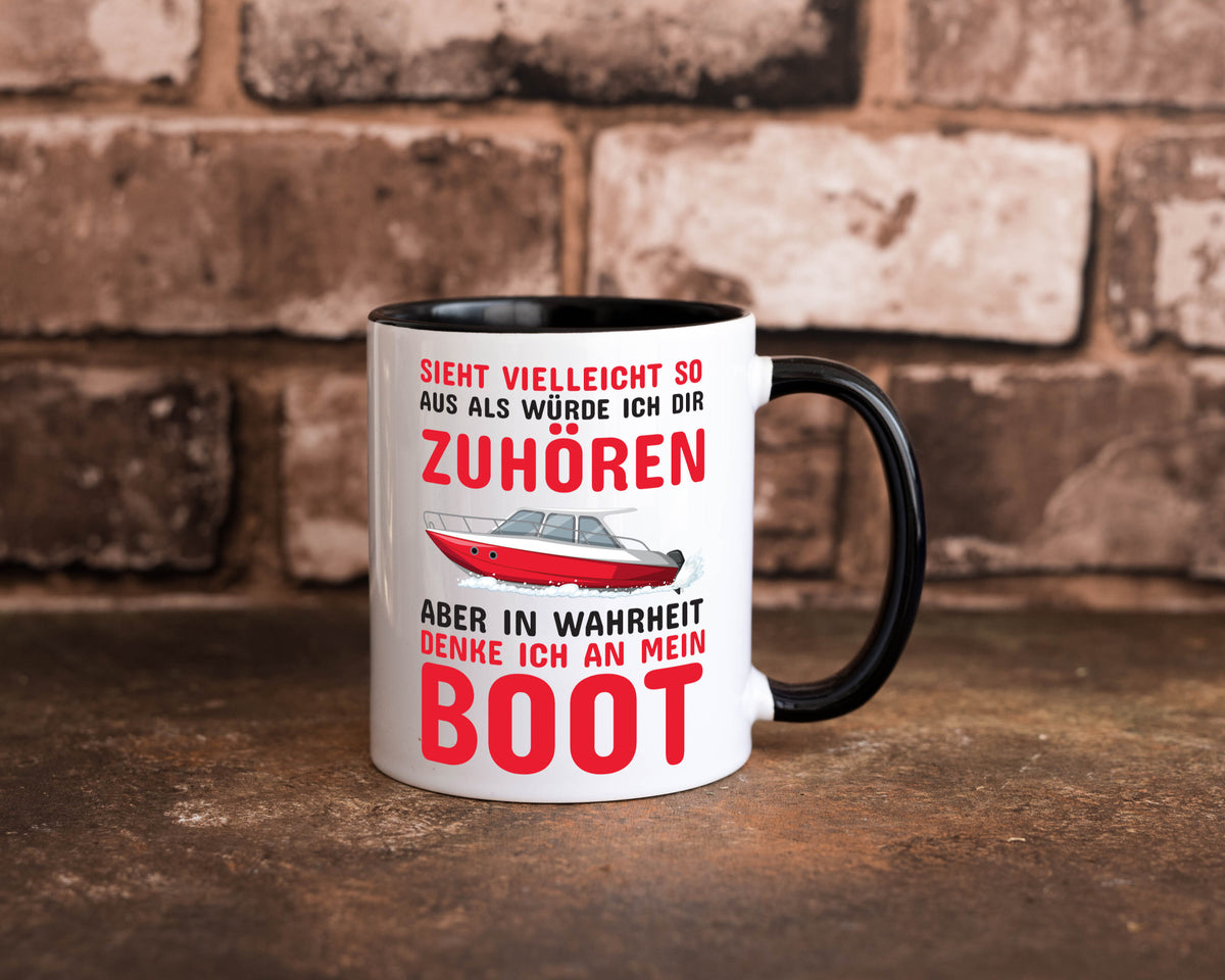 Bootbesitzer | Kapitän Tasse mein Boot lustig Humor Geschenkidee Geschenk