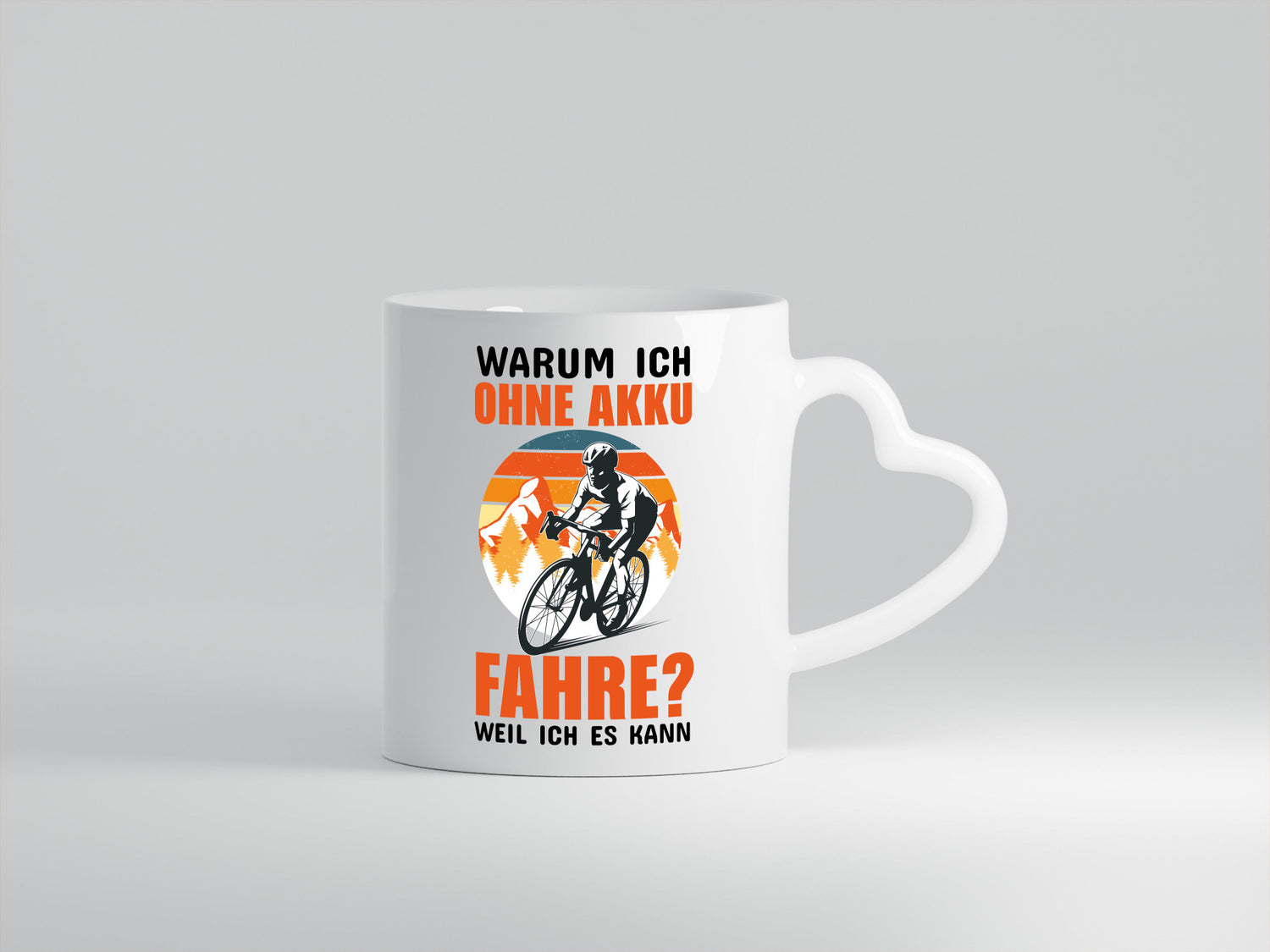 Ich fahre ohne Akku lustiger Spruch Geschenk Humor Geschenkidee Tasse