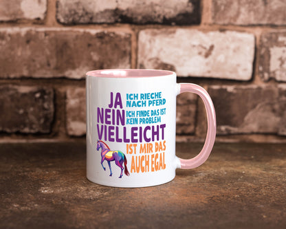 Ja ich Rieche nach Pferd | Reiten Pferdestall lustiger Spruch Geschenk Humor