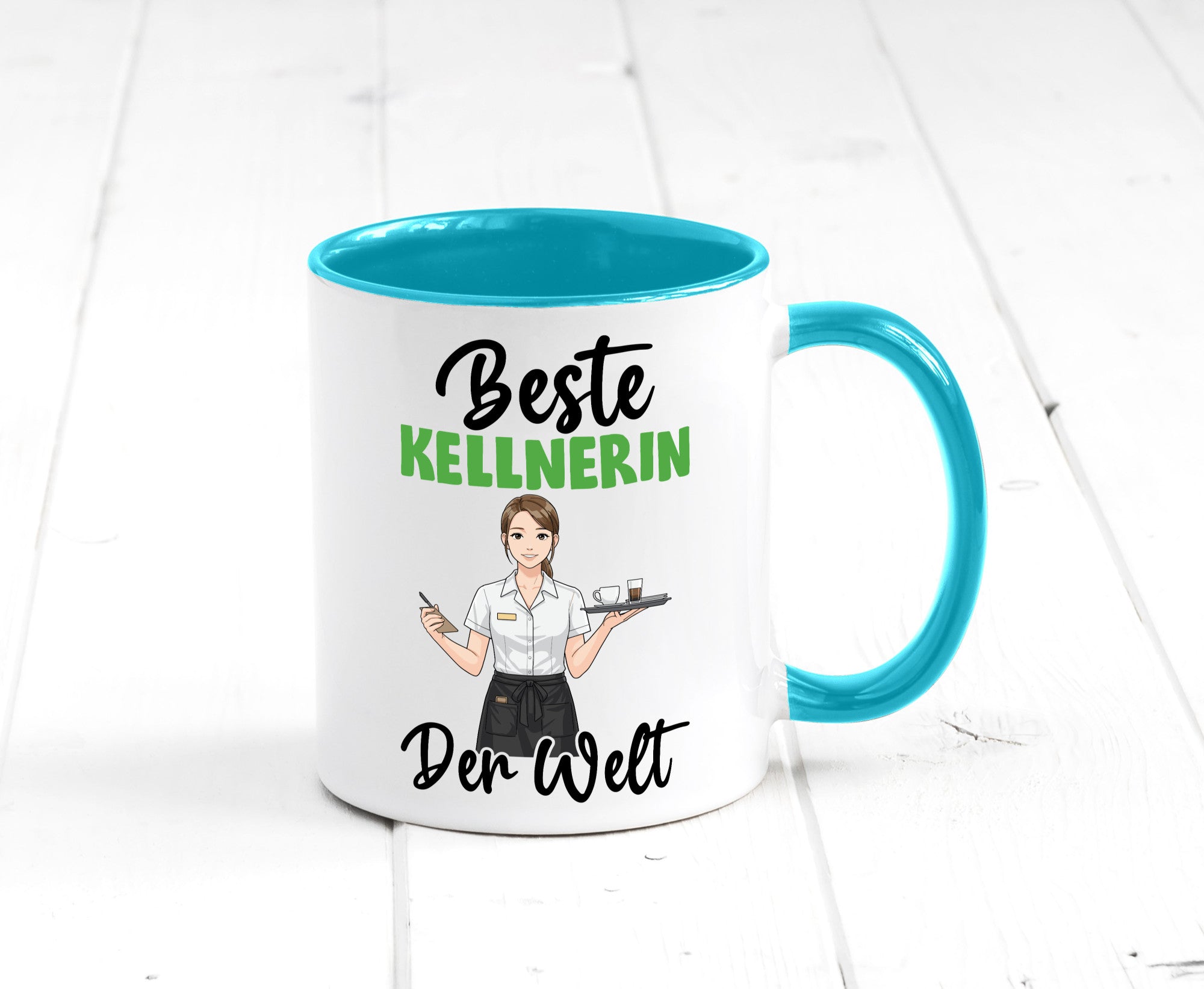 Beste Kellnerin | Beruf kellnern Bedienung v2 Humor Arbeit Kollegen Büro