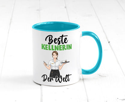 Beste Kellnerin | Beruf kellnern Bedienung v2 Humor Arbeit Kollegen Büro
