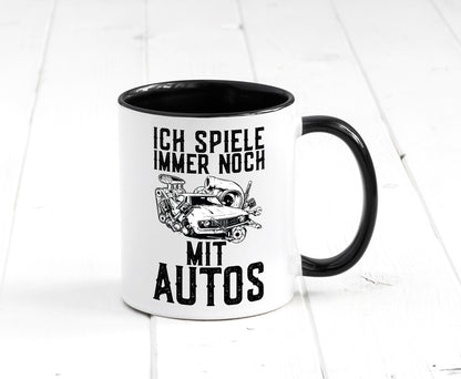 Spiele noch mit Autos | Werkstatt Werkzeug Mechaniker lustiger Spruch Geschenk
