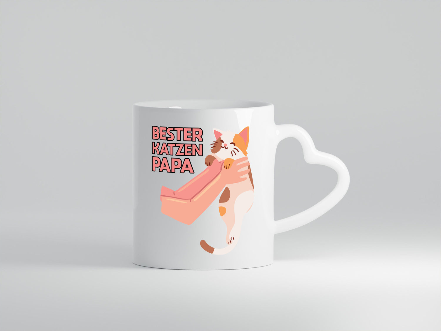 Bester Katzenpapa | Katze Gabel Geschenk Tierliebhaber Humor lustiger Spruch