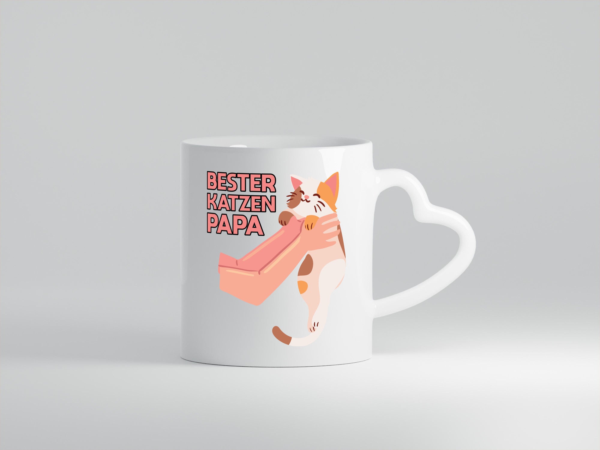 Bester Katzenpapa | Katze Gabel Geschenk Tierliebhaber Humor lustiger Spruch
