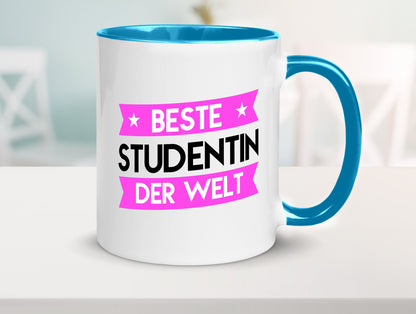 Beste Studentin | Uni Studium Universität Geschenkidee Humor Tasse