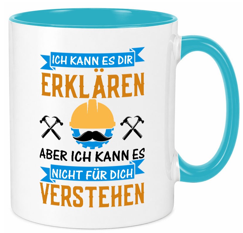 Ich kann es dir erklären | Dumme Mitarbeiter Arbeit lustiger Spruch Geschenk Tasse