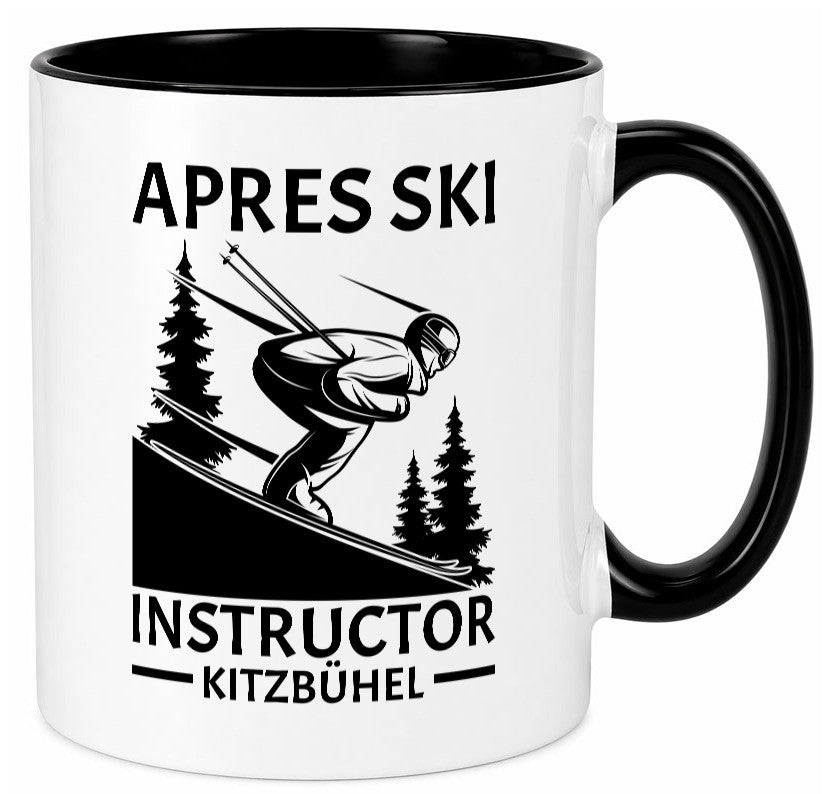 Apres Ski Instructor Kitzbühel | Skifahrer Geschenk Humor Geschenkidee lustiger Tasse