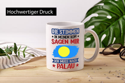 Palau | Urlaub Stimmen in meinem Kopf Traumland v2 lustig Humor Geschenkidee