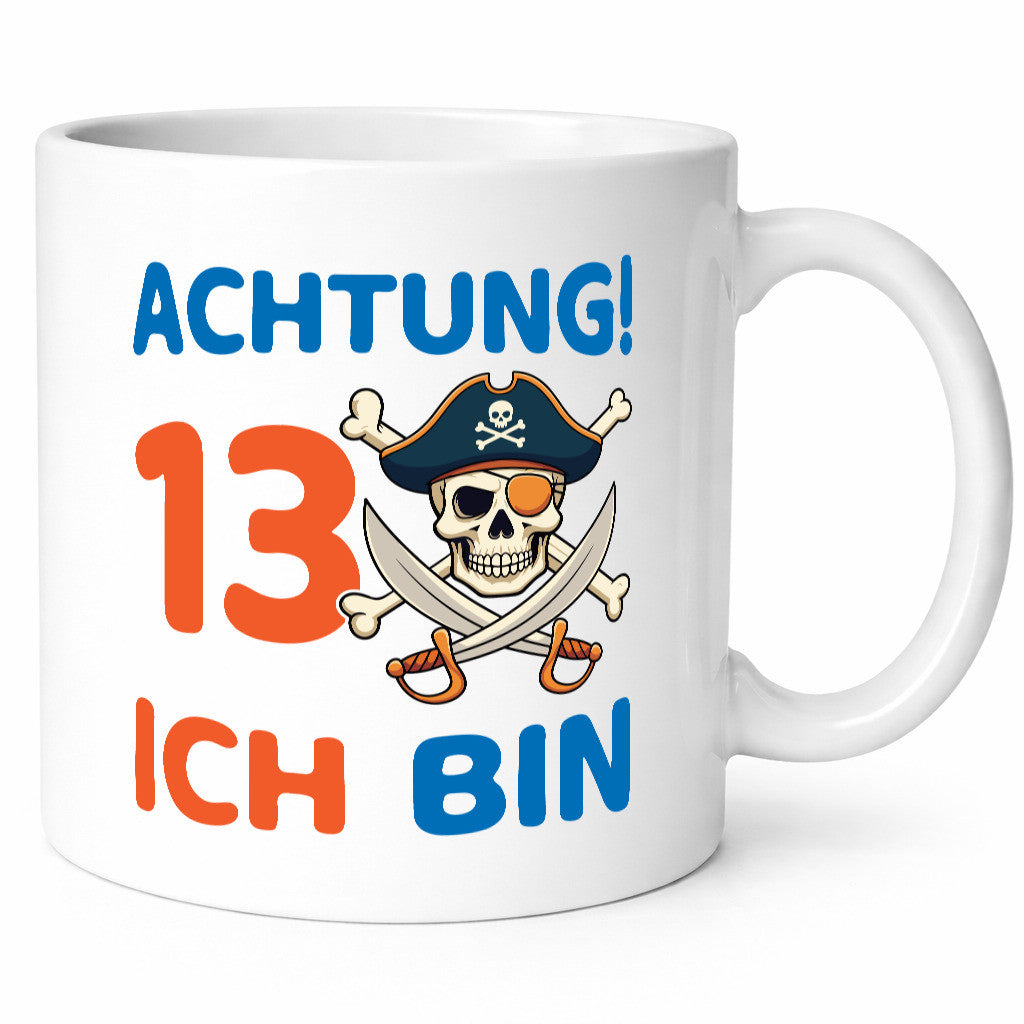 13. Geburtstag | 13 Jahre Pirat Humor Geschenkidee Tasse