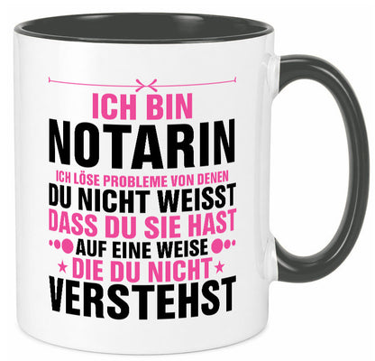 Löse Probleme: Notarin | Juristin v2 lustiger Spruch Geschenk Humor