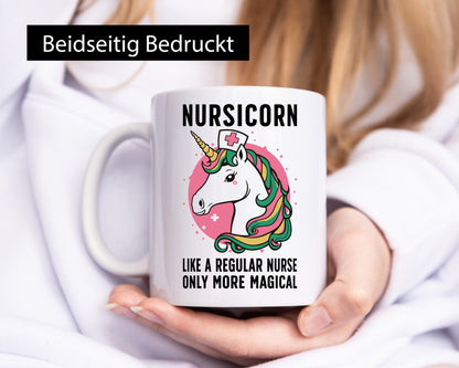 Nursicon, more magical | Einhorn Schwesternhaube Geschenkidee Humor Tasse